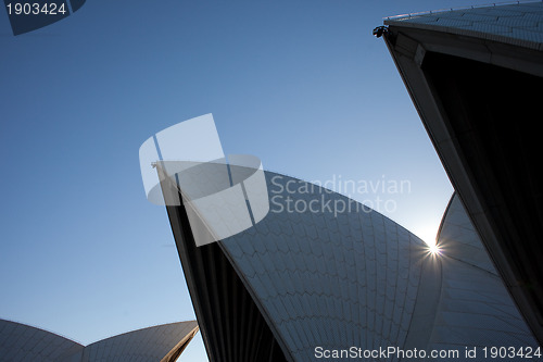 Image of Sydney Opera House detail view