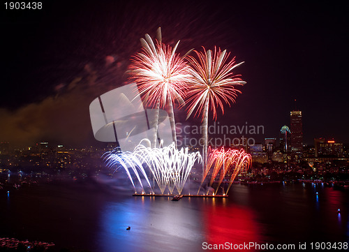 Image of 4th of July Fireworks in Boston