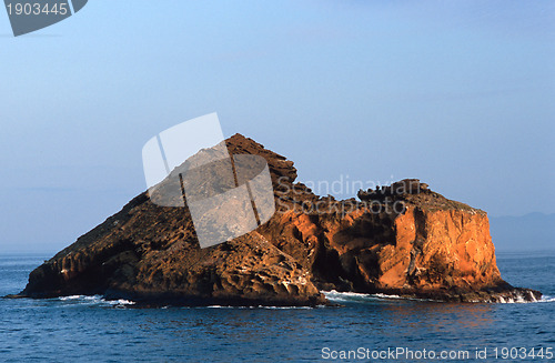 Image of Rocky red island