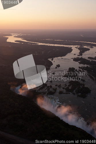 Image of Victoria Falls Aerial