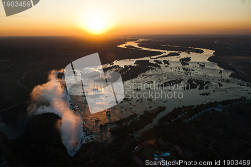 Image of Victoria Falls Aerial