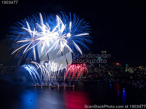 Image of 4th of July Fireworks in Boston
