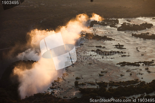 Image of Victoria Falls Aerial