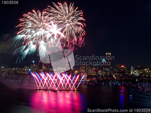 Image of 4th of July Fireworks in Boston