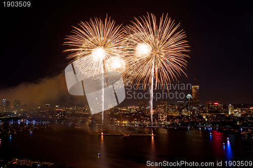 Image of 4th of July Fireworks in Boston