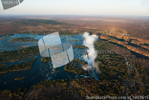 Image of Victoria Falls Aerial