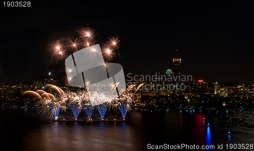 Image of 4th of July Fireworks in Boston