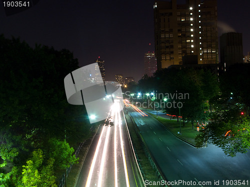 Image of Storrow Drive in Boston's Back Bay