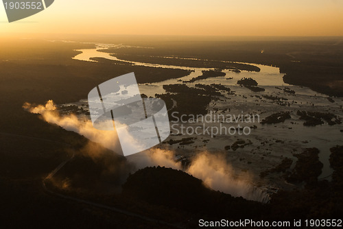 Image of Victoria Falls Aerial