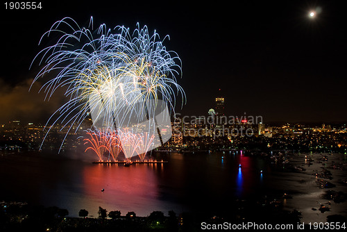 Image of 4th of July Fireworks in Boston