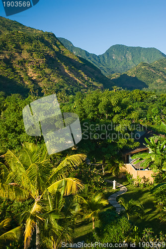 Image of Bali path and landscape