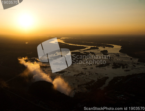 Image of Victoria Falls Aerial