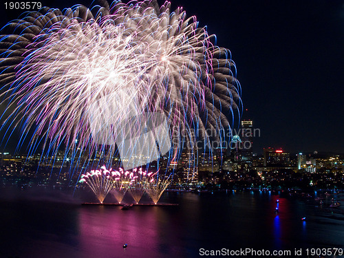 Image of 4th of July Fireworks in Boston