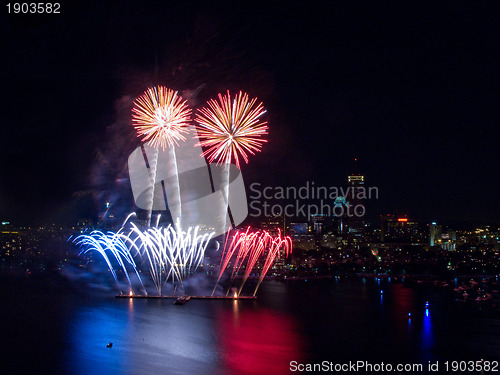 Image of 4th of July Fireworks in Boston