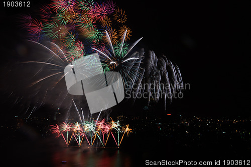Image of 4th of July Fireworks in Boston Massachusetts