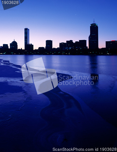 Image of Boston Back Bay at dawn