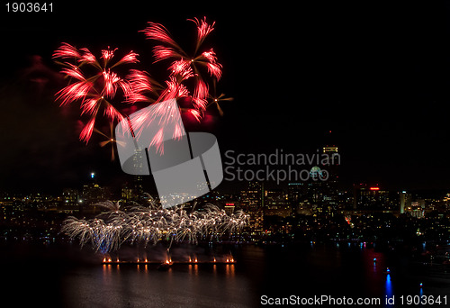 Image of 4th of July Fireworks in Boston