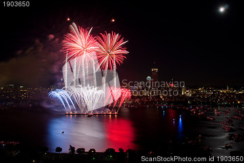 Image of 4th of July Fireworks in Boston