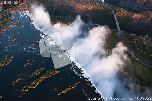 Image of Victoria Falls Aerial