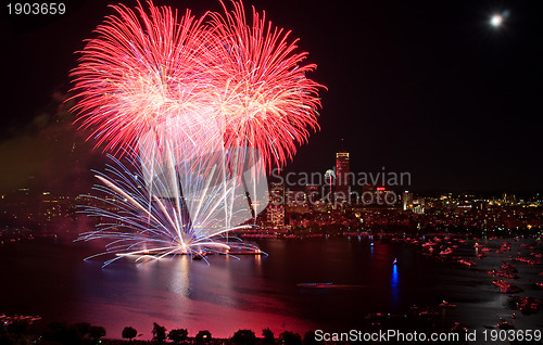 Image of 4th of July Fireworks in Boston