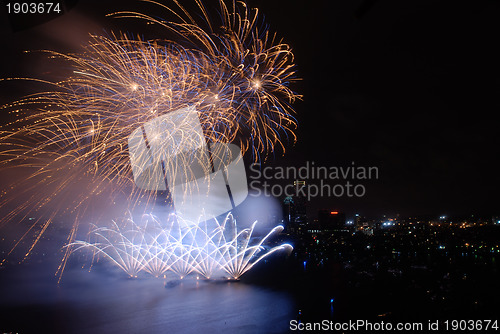 Image of 4th of July Fireworks in Boston Massachusetts