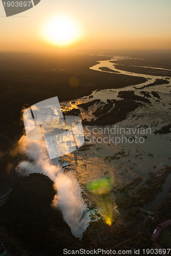 Image of Victoria Falls Aerial