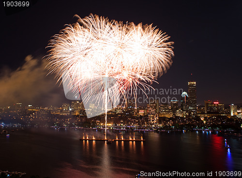 Image of 4th of July Fireworks in Boston