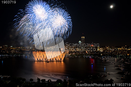 Image of 4th of July Fireworks in Boston