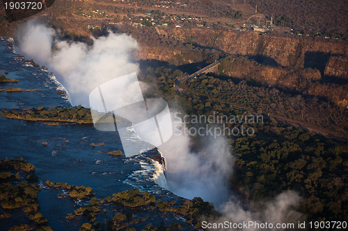Image of Victoria Falls Aerial
