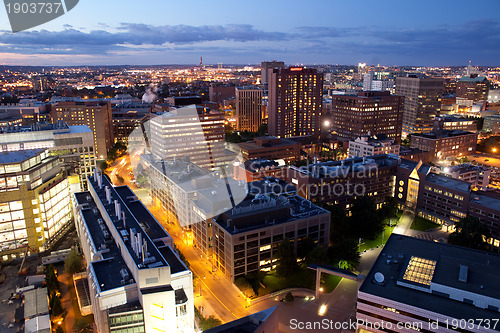 Image of Aerial view of Cambridge and Boston