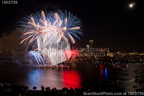 Image of 4th of July Fireworks in Boston