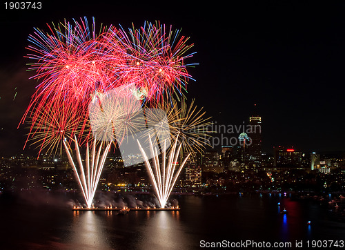 Image of 4th of July Fireworks in Boston