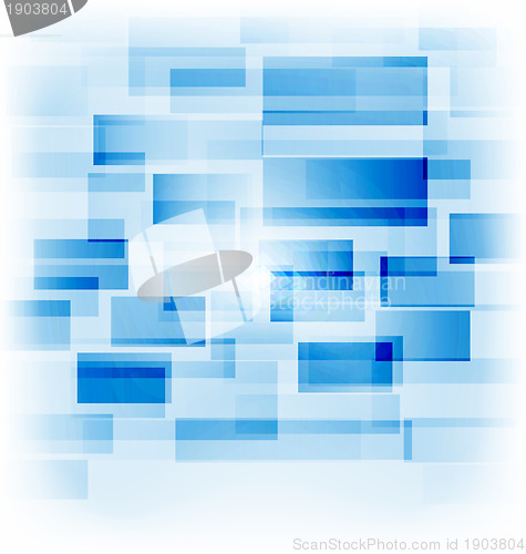 Image of Abstract creative background with transparent squares