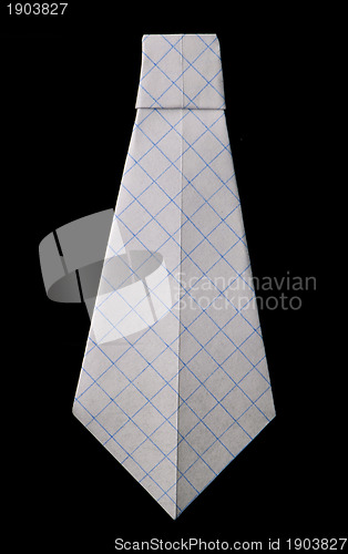 Image of Tie folded origami style