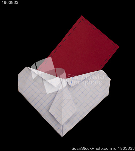 Image of White heart paper made