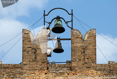 Image of Ancient church tower and carillons