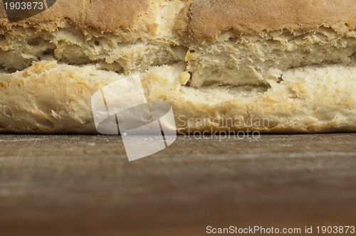 Image of Bread background closeup