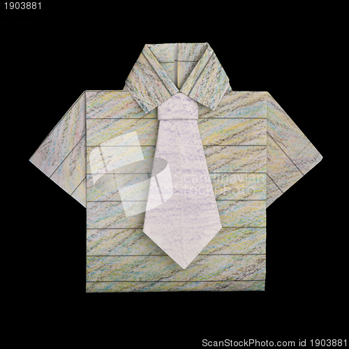 Image of Shirt folded origami style