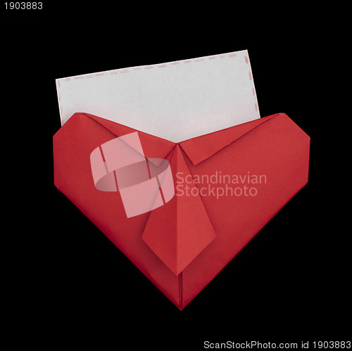 Image of Heart paper made