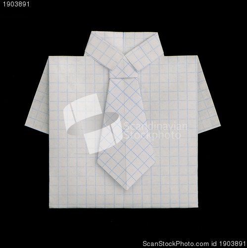 Image of Shirt folded origami style