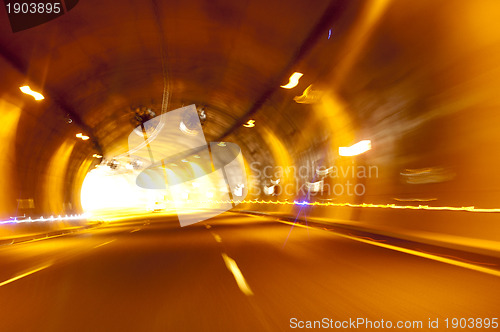 Image of Abstract tunnel background