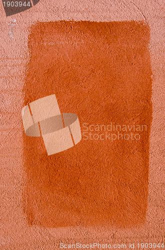 Image of brick wall background rectangular form in center 
