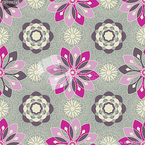 Image of Seamless floral pattern