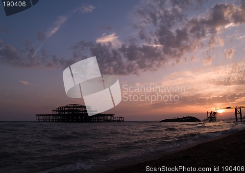 Image of West Pier at sunset
