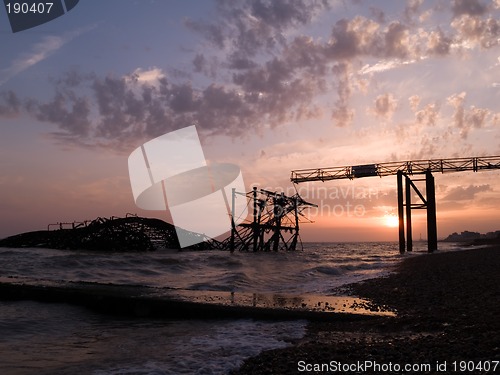 Image of West Pier at sunset