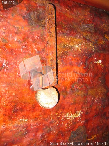 Image of Rusty metal door