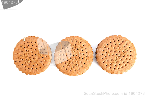 Image of three round biscuits