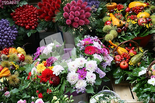 Image of Zagreb flower market