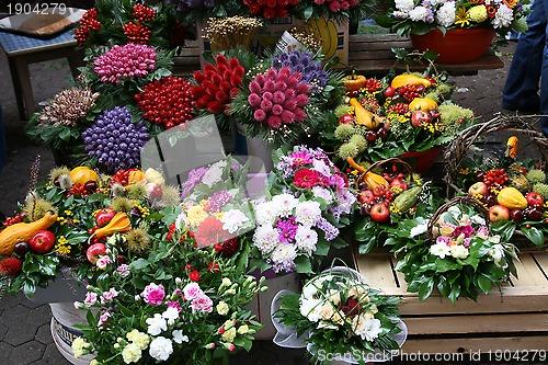 Image of Zagreb flower market