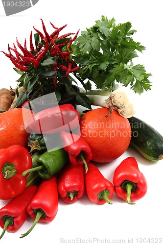 Image of fresh vegetable background